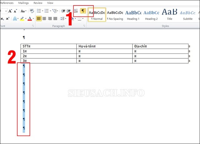 nhấn tổ hợp phím Ctrl + Shift