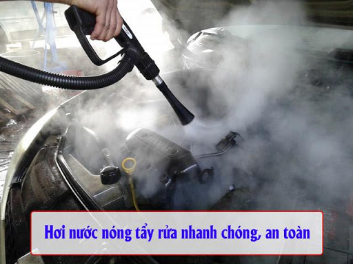 Máy rửa xe hơi nước nóng cho hiệu quả tẩy rửa cao