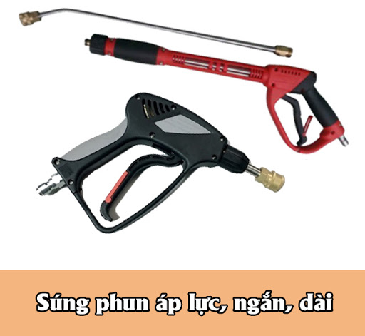 Cấu tạo súng phun giúp người dùng dễ dàng điều khiển