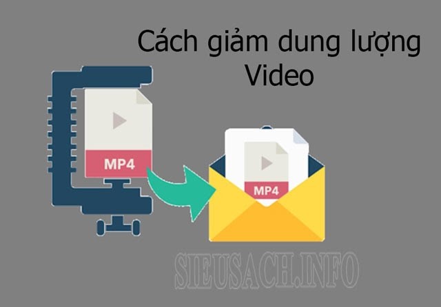 Cách giảm dung lượng video