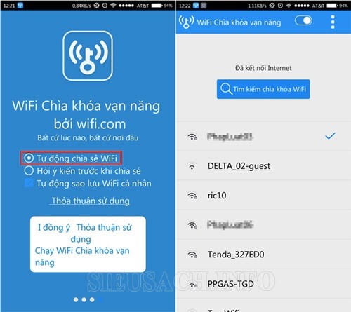 Chìa khóa vạn năng để mở password wifi