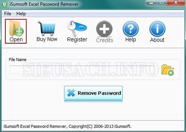 Chọn nút Remove password 