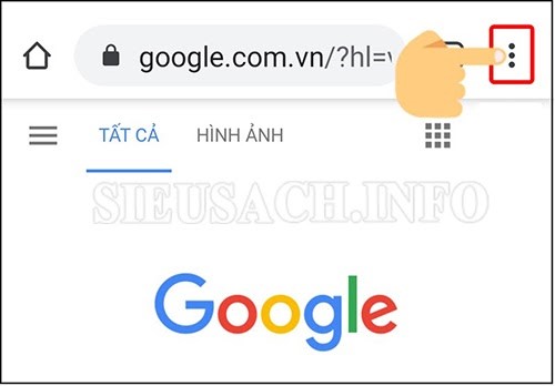 trình duyệt Chrome trên điện thoại