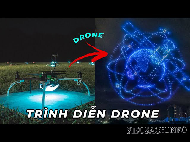 Cách trình diễn Drone light