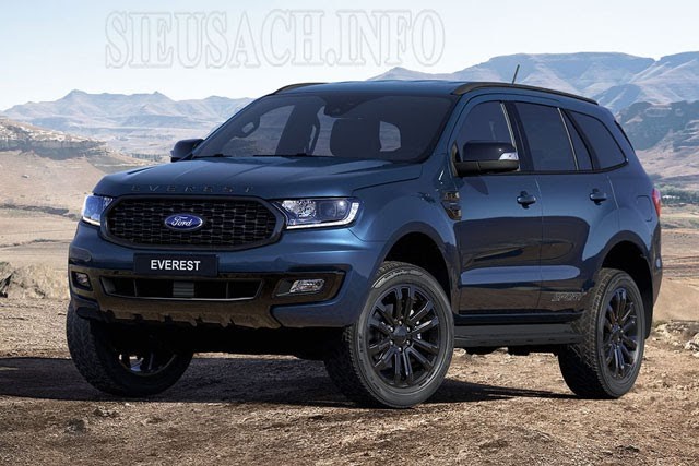 Ford Everest đen