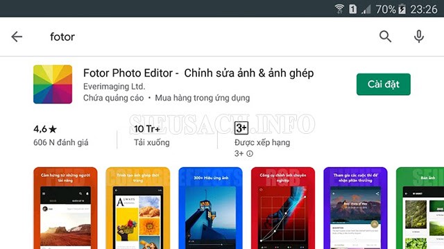 Fotor - app chỉnh sửa ảnh chuyên nghiệp