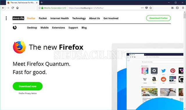 Giao diện của “Mozilla Firefox”