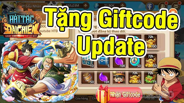 Nhận mã giftcode tại các website, fanpage của nhà phát hành game