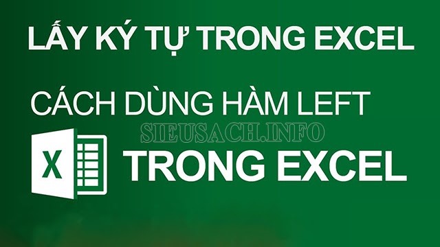 Hàm tách chuỗi trong Excel là hàm gì?