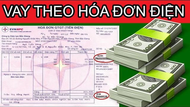 Hình thức vay tiền theo hóa đơn tiền điện dần phổ biến