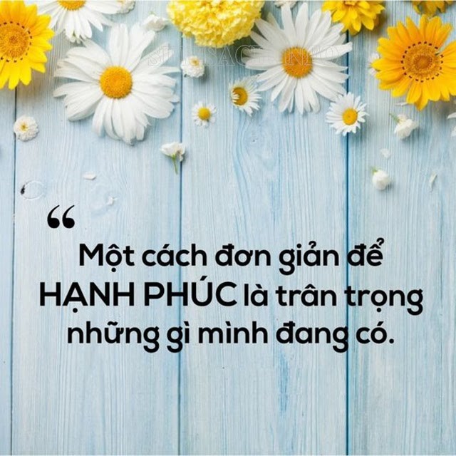 Hạnh phúc với những gì mình đang có