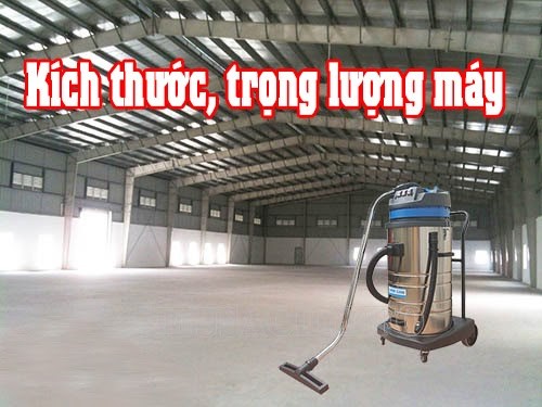 Lựa chọn máy có kích thước phù hợp diện tích