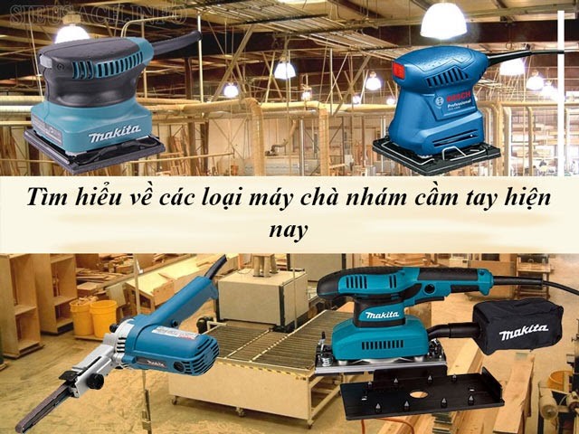 Máy chà nhám đã trở thành thiết bị không thể thiếu trong sản xuất đồ gỗ