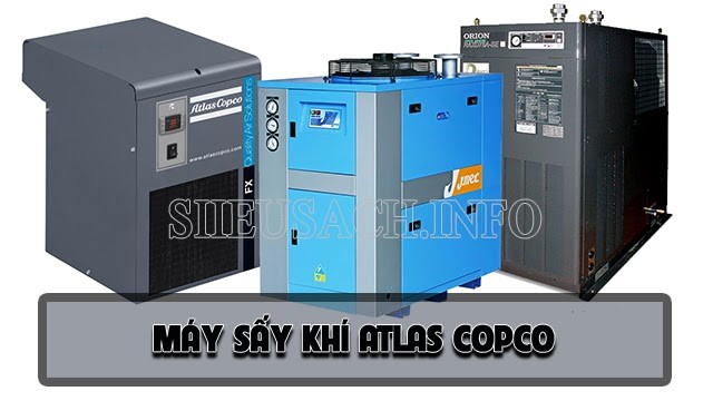 Máy sấy khí Atlas Copco đa dạng mẫu mã