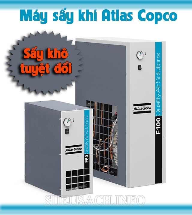 Máy sấy khí Atlas Copco với nhiều cải tiến hiện đại