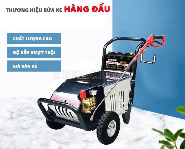 Máy xịt rửa áp lực cao Kumisai