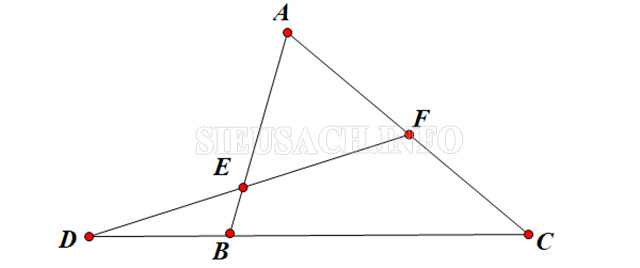 Định lý Menelaus là gì?