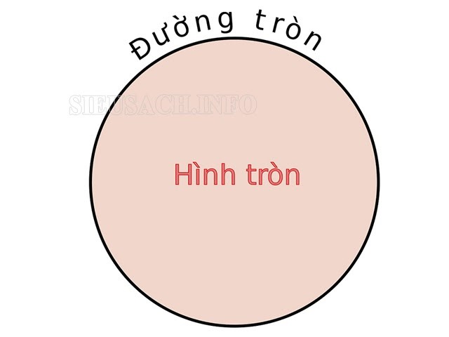 Minh họa về diện tích hình tròn