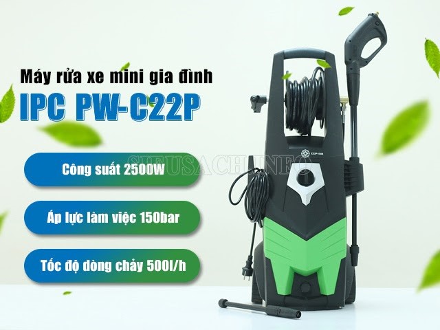 Model IPC PW-C22P cho khả năng phun xịt mạnh mẽ