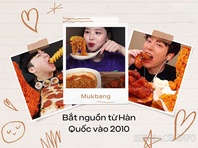 Nguồn gốc của Mukbang đến từ Hàn Quốc bắt đầu từ năm 2010