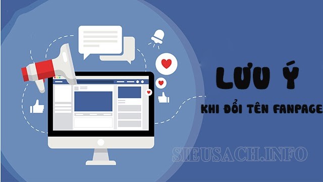 Những lưu ý về tên của Fanpage