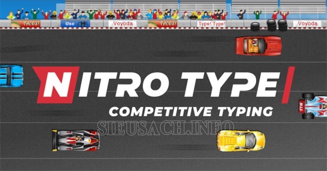 Nitro Type Race kiểm tra tốc độ đánh máy với bạn bè