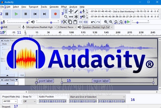 Phần mềm Audacity