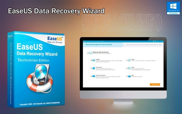 Phần mềm EaseUS Data Recovery Wizard