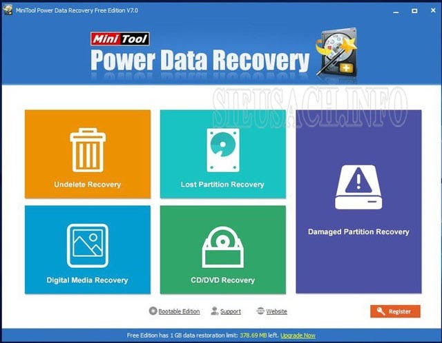 Phần mềm MiniTool Power Data Recovery 