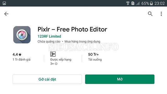 Pixlr - app làm nét ảnh miễn phí