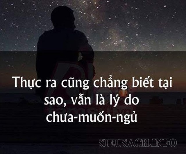 Stt buồn không ngủ được