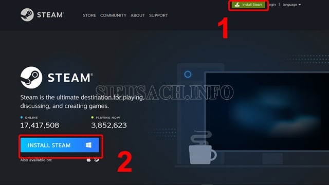 Tải Steam cho máy tính