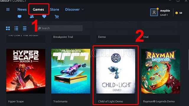 Tải game cho máy từ Uplay