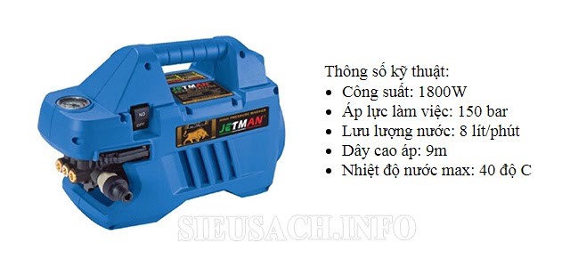 Thiết bị rửa xe Jetman 1800