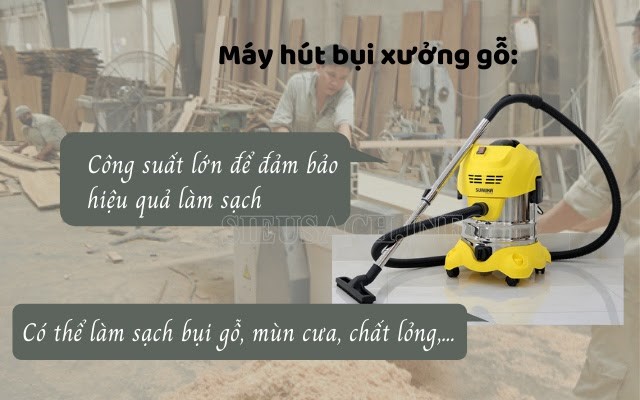 Tiêu chí lựa chọn các loại máy hút bụi trong xưởng gỗ