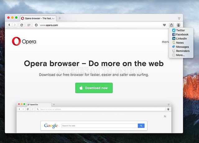 Trình duyệt web “Opera”