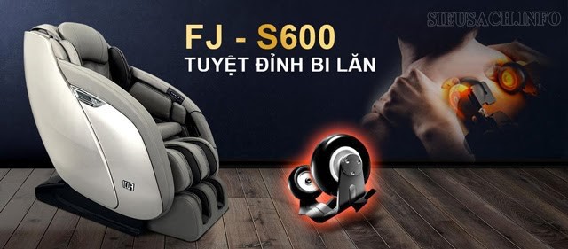 Xua tan căng thẳng, mệt mỏi với ghế massage FJ S600