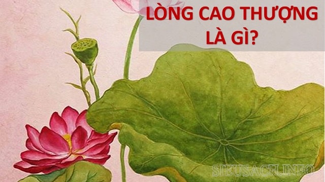 Cao thượng là phẩm chất đáng quý cần có ở mỗi người