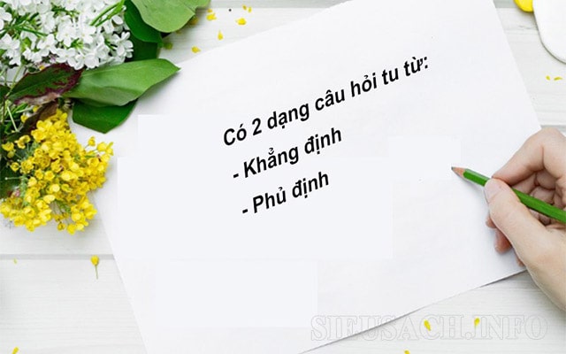 2 dạng câu hỏi tu từ