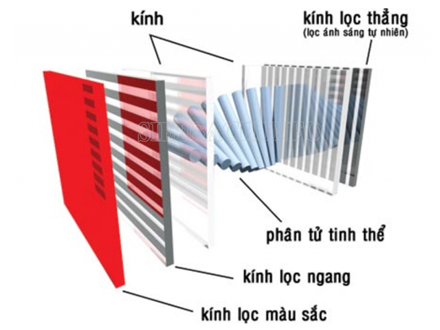 ánh sáng qua công nghệ LCD