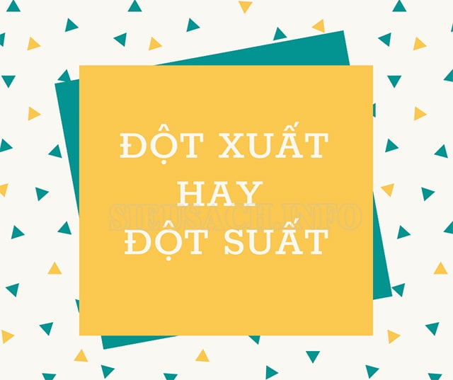 Đột xuất hay đột xuất hay đột suất đúng chính tả