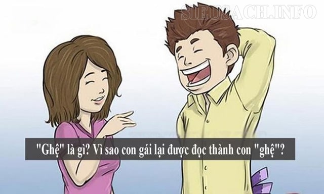 Ghệ được dùng để gọi bạn gái, người yêu, người tình…