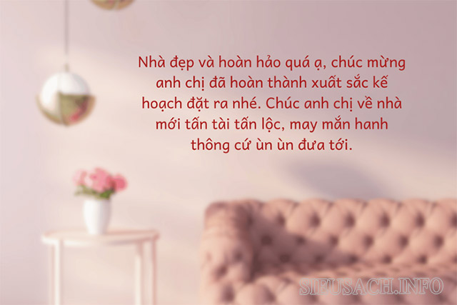 Lời chúc tân gia cho sếp hay và ý nghĩa