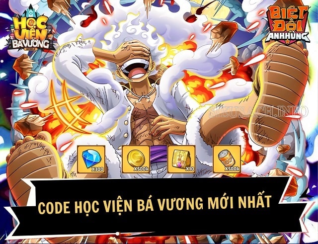 Mã code học viện bá vương mới nhất