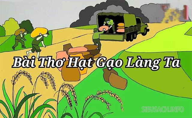 Bài thơ Hạt gạo làng ta của nhà thơ Trần Đăng Khoa viết khi còn nhỏ