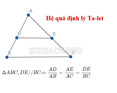 Hệ quả định lý Talet