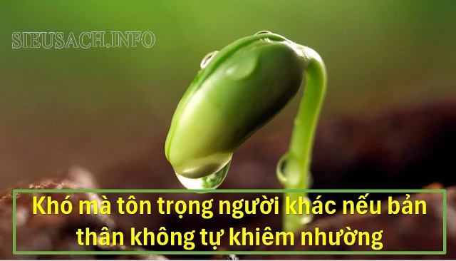 Khiêm nhường là đức tính tốt mà mỗi người cần có