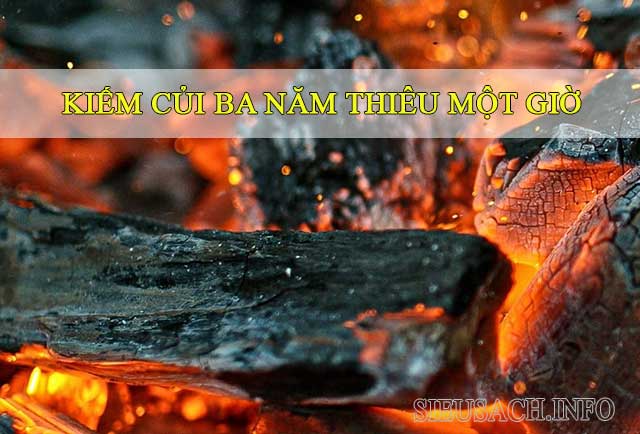 Ý nghĩa câu kiếm củi 3 năm thiêu 1 giờ