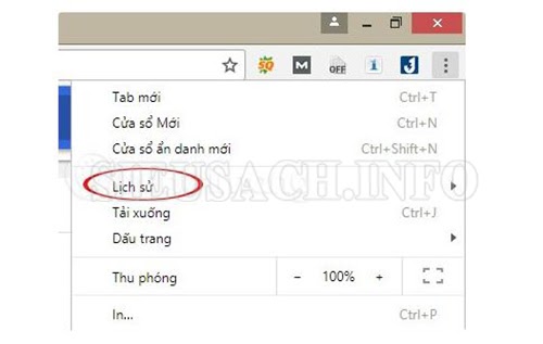 Cách xóa lịch sử duyệt Web trên máy tính