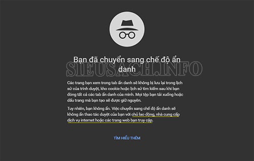 Lướt web với chế độ ẩn danh